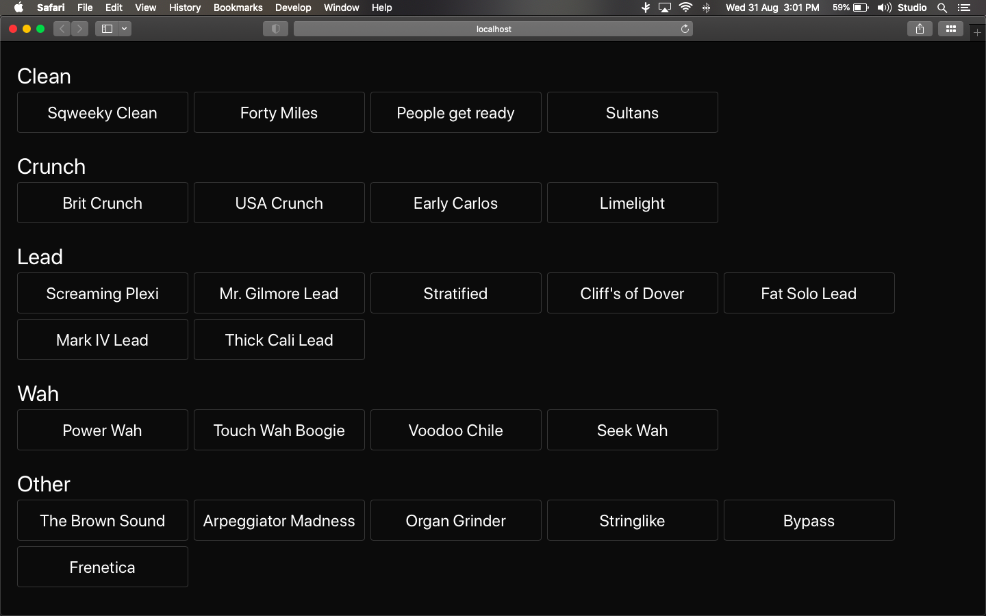 GitHub ricardoalcocer/axefxvirtualmidipedalboard Change your